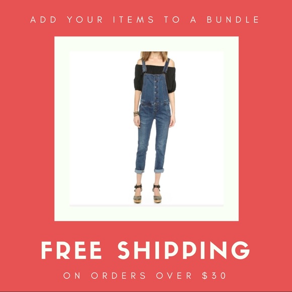 Divided Denim - High waisted overalls denim jeans trending sz 4